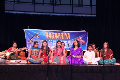 Our advanced students sing Bhaja Govindam and Bhagavad Gita